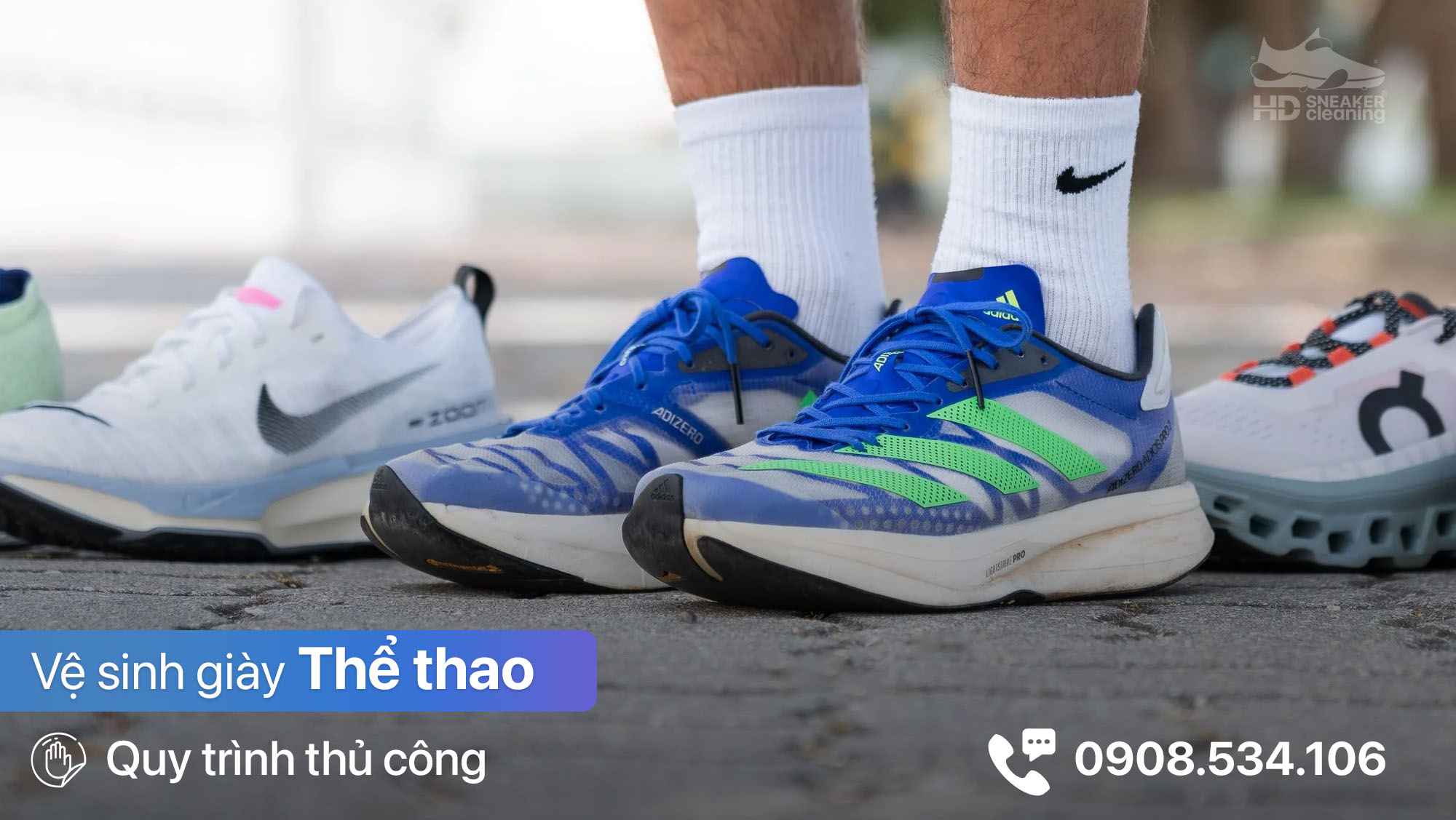 Vệ sinh, giặt giày thể thao tại TPHCM