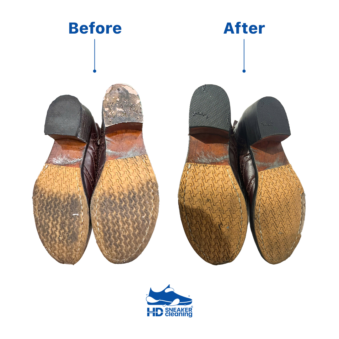 Before After thay đế, dán đế & sửa giày thể thao tại HD Sneaker Cleaning #20