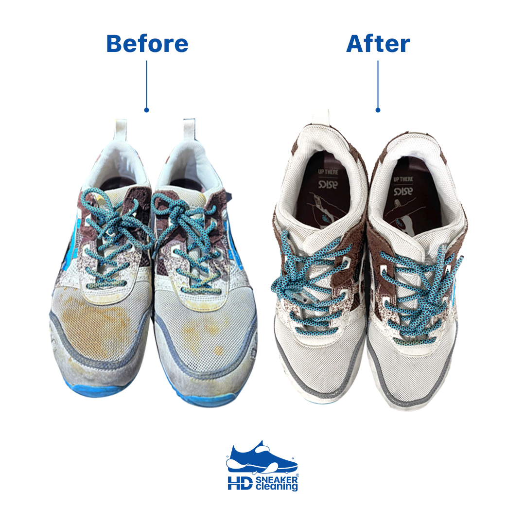 Before After vệ sinh giày sneaker tại HD Sneaker Cleaning #7