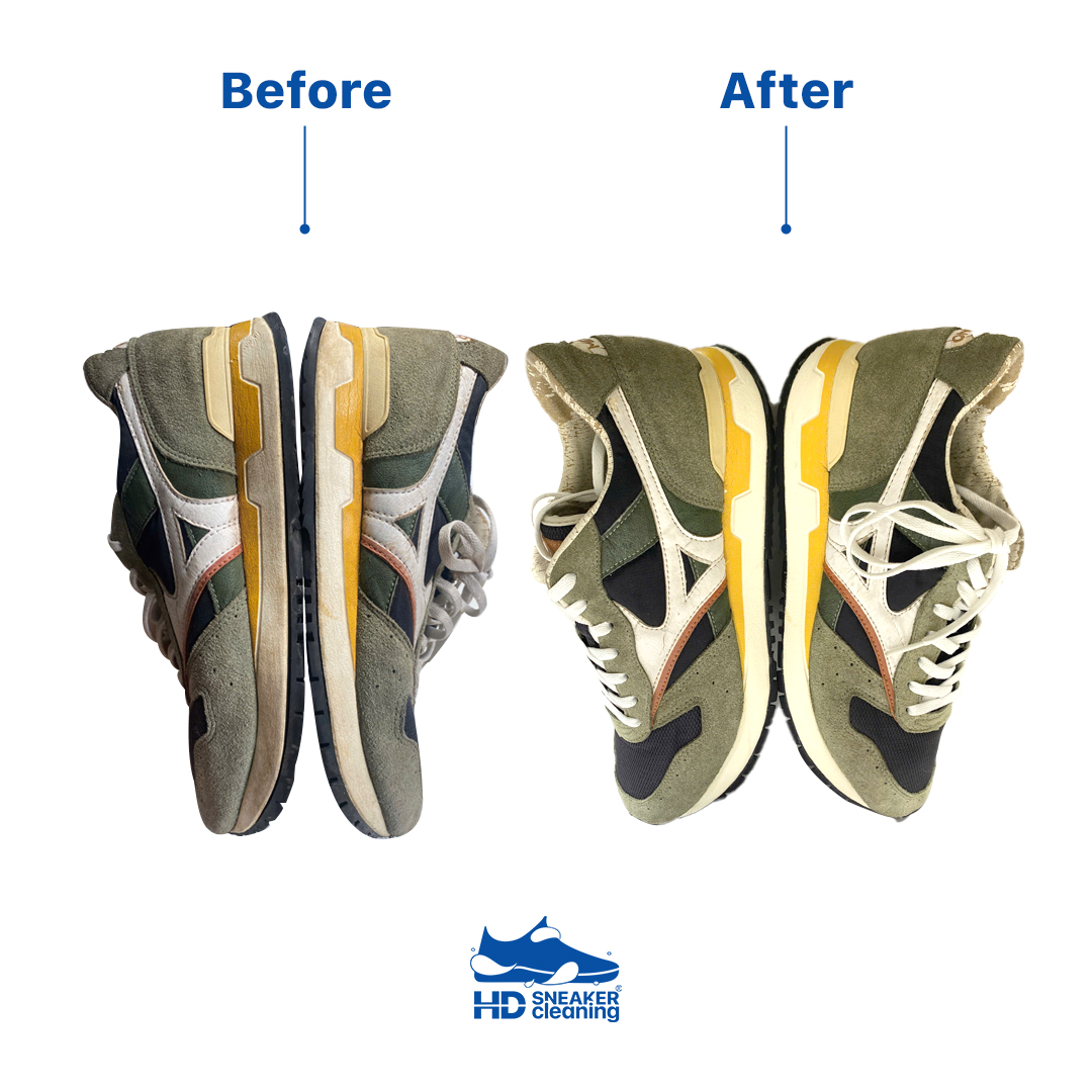 Before After vệ sinh giày sneaker tại HD Sneaker Cleaning #12