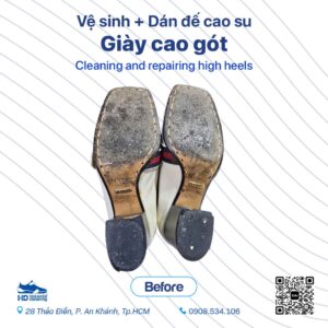 Sửa giày hàng hiệu tại HD Sneaker Cleaning - hình 1