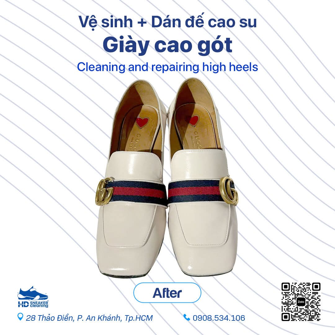 Sửa giày hàng hiệu tại HD Sneaker Cleaning 3