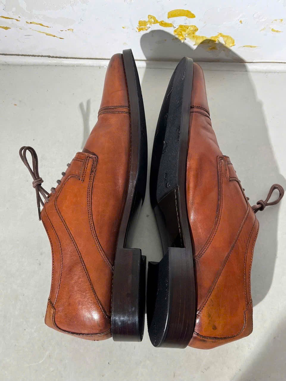 Thay đế giày tây da after tại HD Sneaker Cleaning
