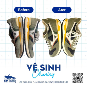 Vệ Sinh Giày Da Lộn (Suede) TPHCM Uy Tín | HD Sneaker Cleaning